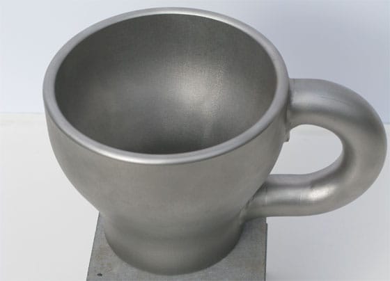 Recycle kunst - Detail Koffiekom