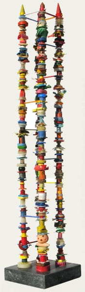 Recycle kunst - Strand Saté