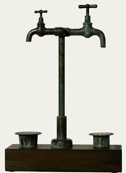 Recycle kunst - Waterkraan